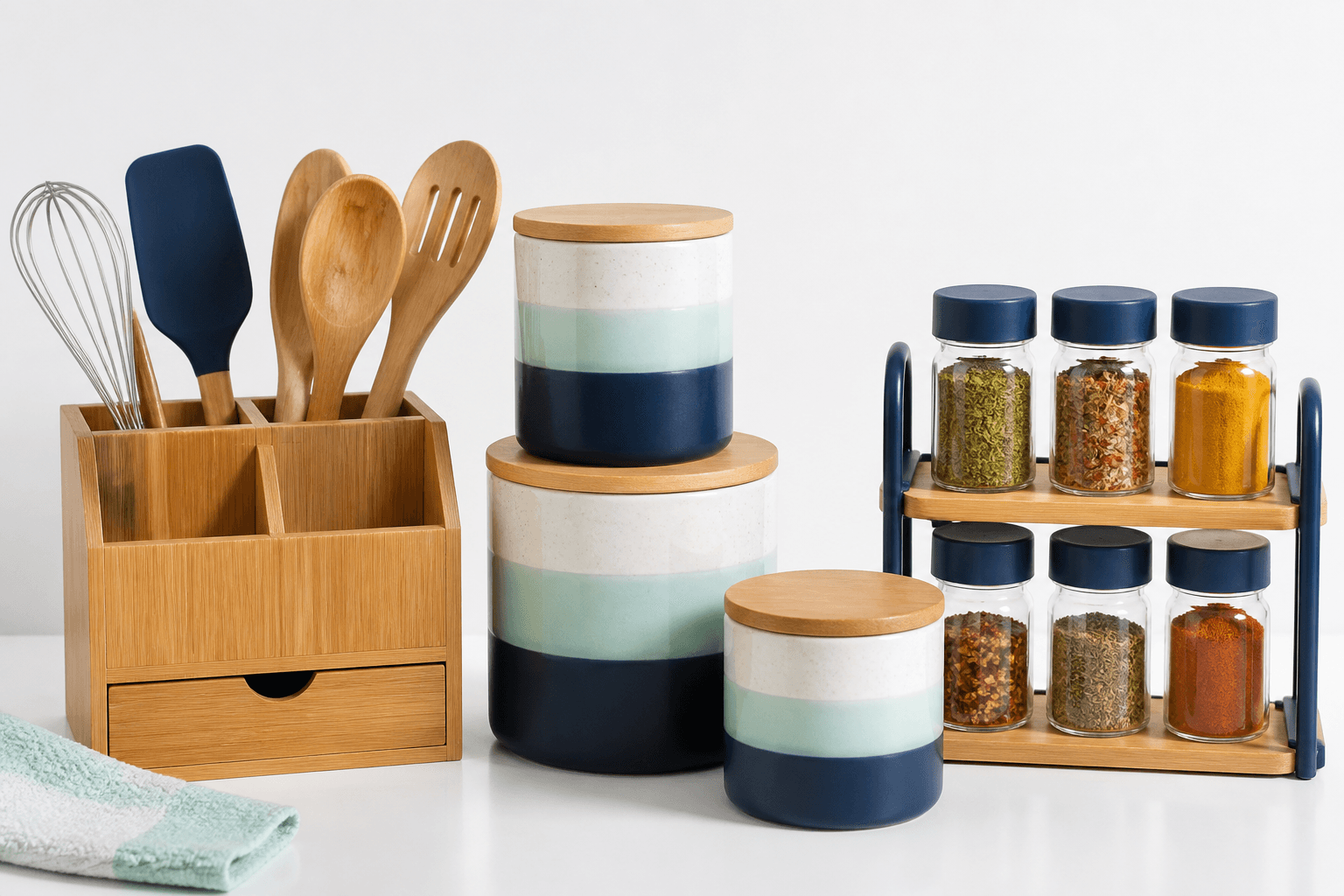 Küchen-Organizer Combo, Studioaufnahme