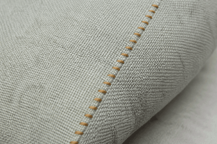Gewebedetail der Wohnkissen